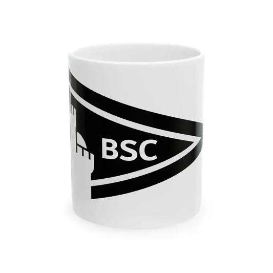 Burgee of Blackrock Sailing Club (Ireland) White Coffee Mug 11oz - Go Mug Yourself