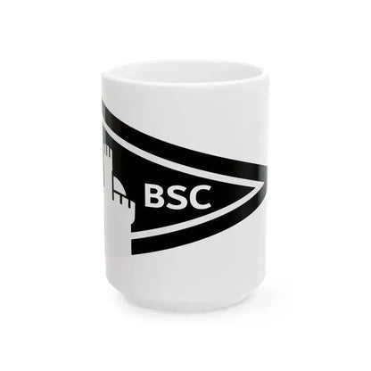 Burgee of Blackrock Sailing Club (Ireland) White Coffee Mug 15oz - Go Mug Yourself