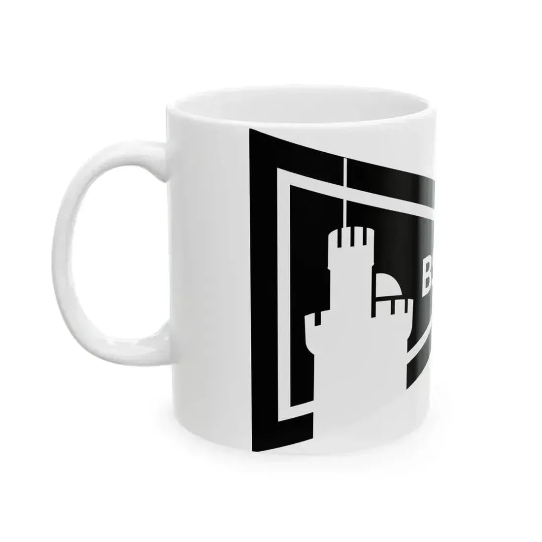 Burgee of Blackrock Sailing Club (Ireland) White Coffee Mug - Go Mug Yourself