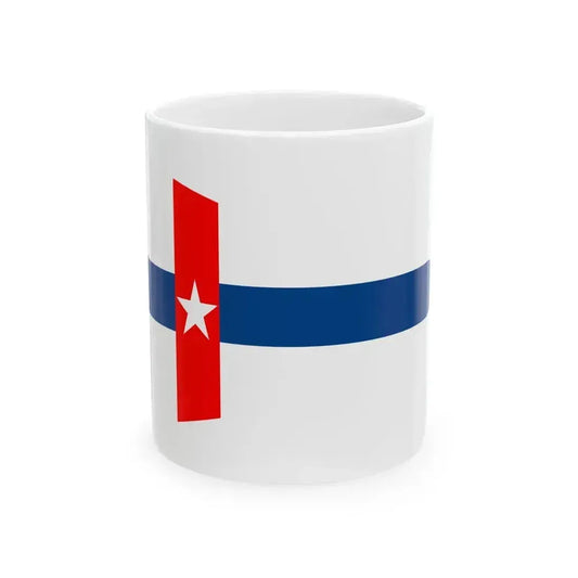 Burgee of Boston YC (United States) White Coffee Mug 11oz - Go Mug Yourself