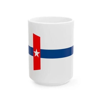 Burgee of Boston YC (United States) White Coffee Mug 15oz - Go Mug Yourself