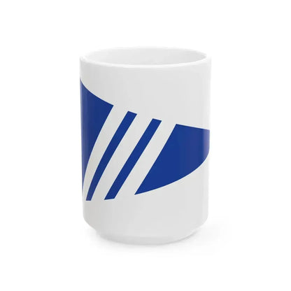 Burgee of Bronte Harbour YC (Canada) White Coffee Mug 15oz - Go Mug Yourself