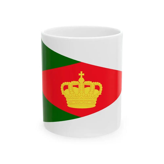 Burgee of Bruxelles Royal YC (Belgium) White Coffee Mug 11oz - Go Mug Yourself