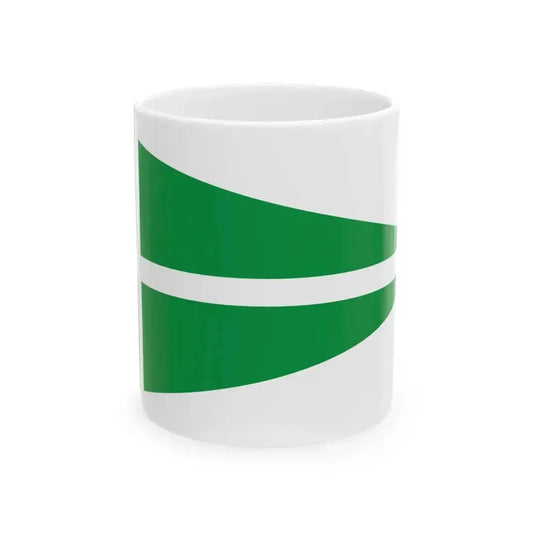 Burgee of BS-Fuzfo Sailing Club (Hungary) White Coffee Mug 11oz - Go Mug Yourself