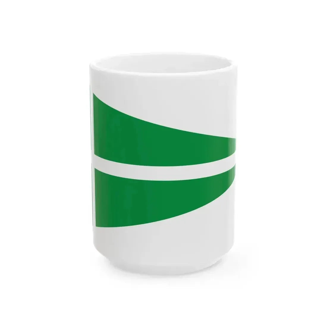 Burgee of BS-Fuzfo Sailing Club (Hungary) White Coffee Mug 15oz - Go Mug Yourself