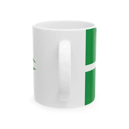 Burgee of BS-Fuzfo Sailing Club (Hungary) White Coffee Mug - Go Mug Yourself