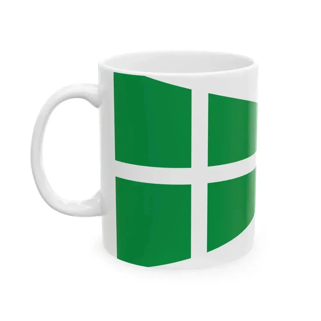 Burgee of BS-Fuzfo Sailing Club (Hungary) White Coffee Mug - Go Mug Yourself