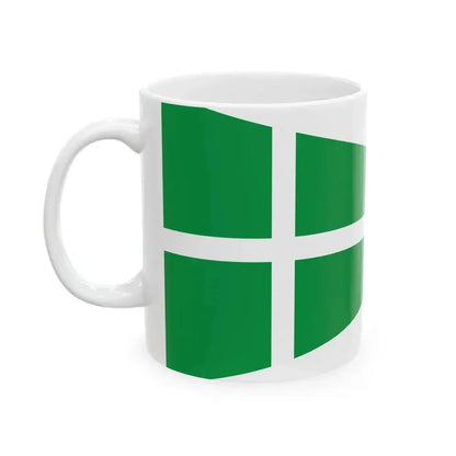 Burgee of BS-Fuzfo Sailing Club (Hungary) White Coffee Mug - Go Mug Yourself