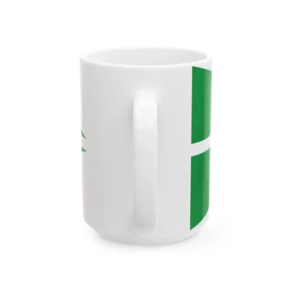 Burgee of BS-Fuzfo Sailing Club (Hungary) White Coffee Mug - Go Mug Yourself