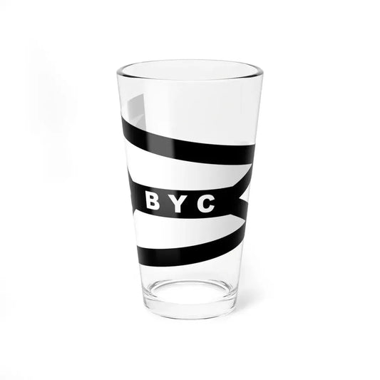Burgee of Buccaneer YC Alabama (United States) Pint Glass 16oz 16oz - Go Mug Yourself