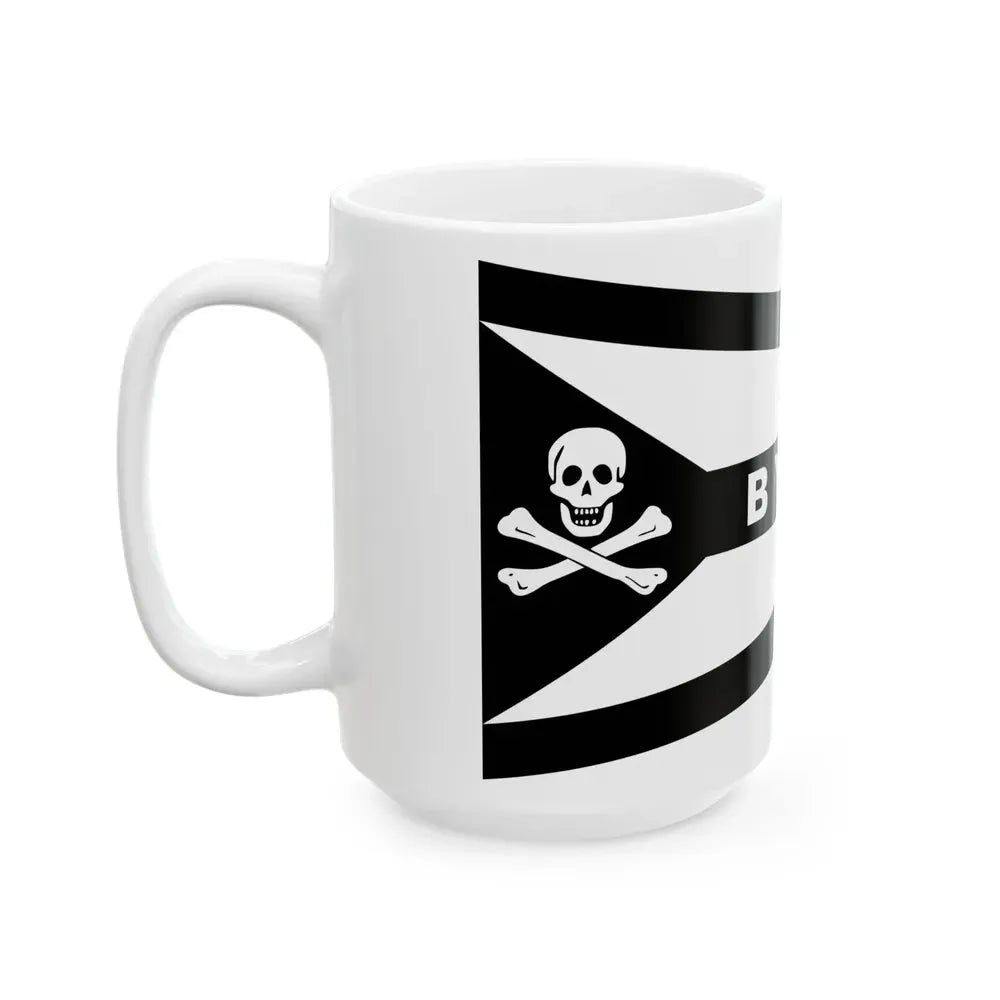 Burgee of Buccaneer YC Alabama (United States) White Coffee Mug - Go Mug Yourself