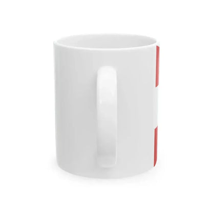Burgee of Cedar Point YC (United States) White Coffee Mug - Go Mug Yourself