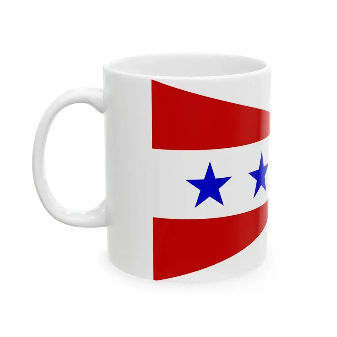 Burgee of Cedar Point YC (United States) White Coffee Mug - Go Mug Yourself