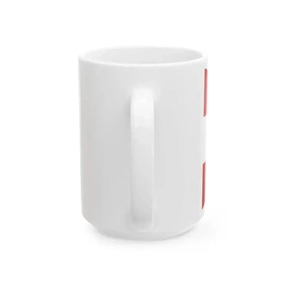 Burgee of Cedar Point YC (United States) White Coffee Mug - Go Mug Yourself
