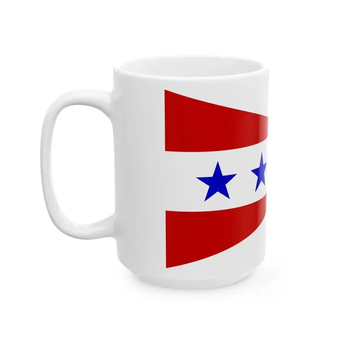 Burgee of Cedar Point YC (United States) White Coffee Mug - Go Mug Yourself