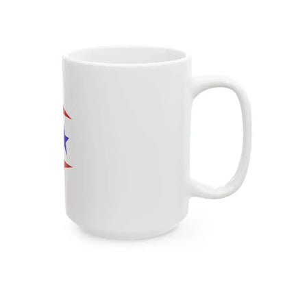 Burgee of Cedar Point YC (United States) White Coffee Mug - Go Mug Yourself