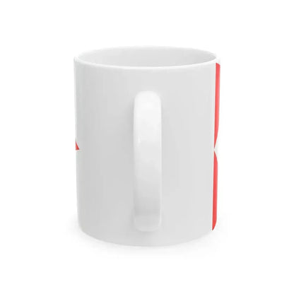 Burgee of Cercle de la Voile de Paris (France) White Coffee Mug - Go Mug Yourself
