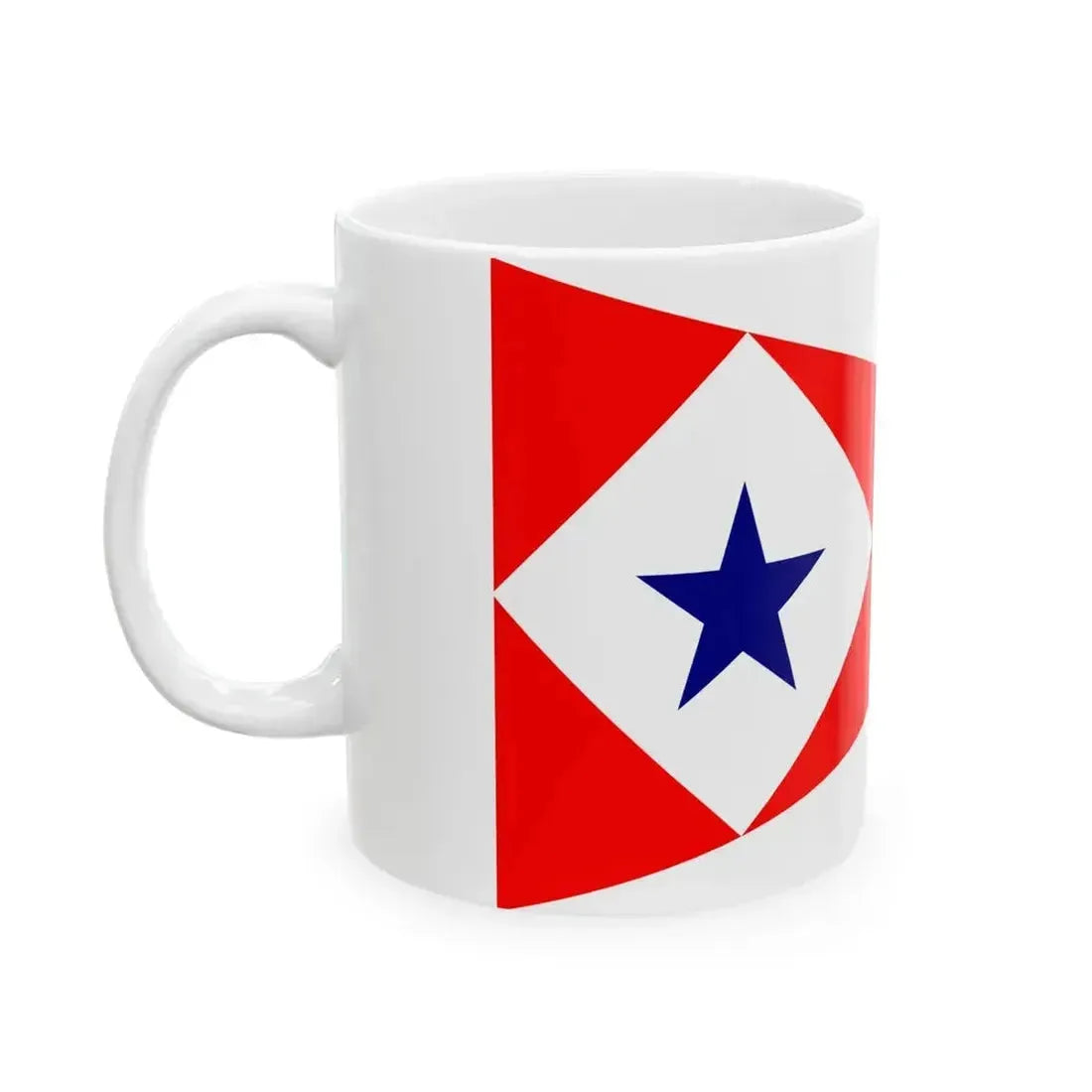 Burgee of Cercle de la Voile de Paris (France) White Coffee Mug - Go Mug Yourself