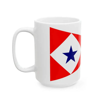 Burgee of Cercle de la Voile de Paris (France) White Coffee Mug - Go Mug Yourself