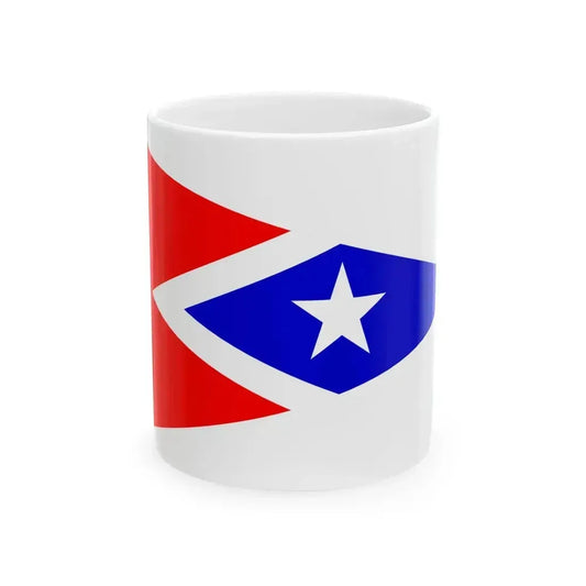Burgee of Chautauqua Lake YC (United States) White Coffee Mug 11oz - Go Mug Yourself