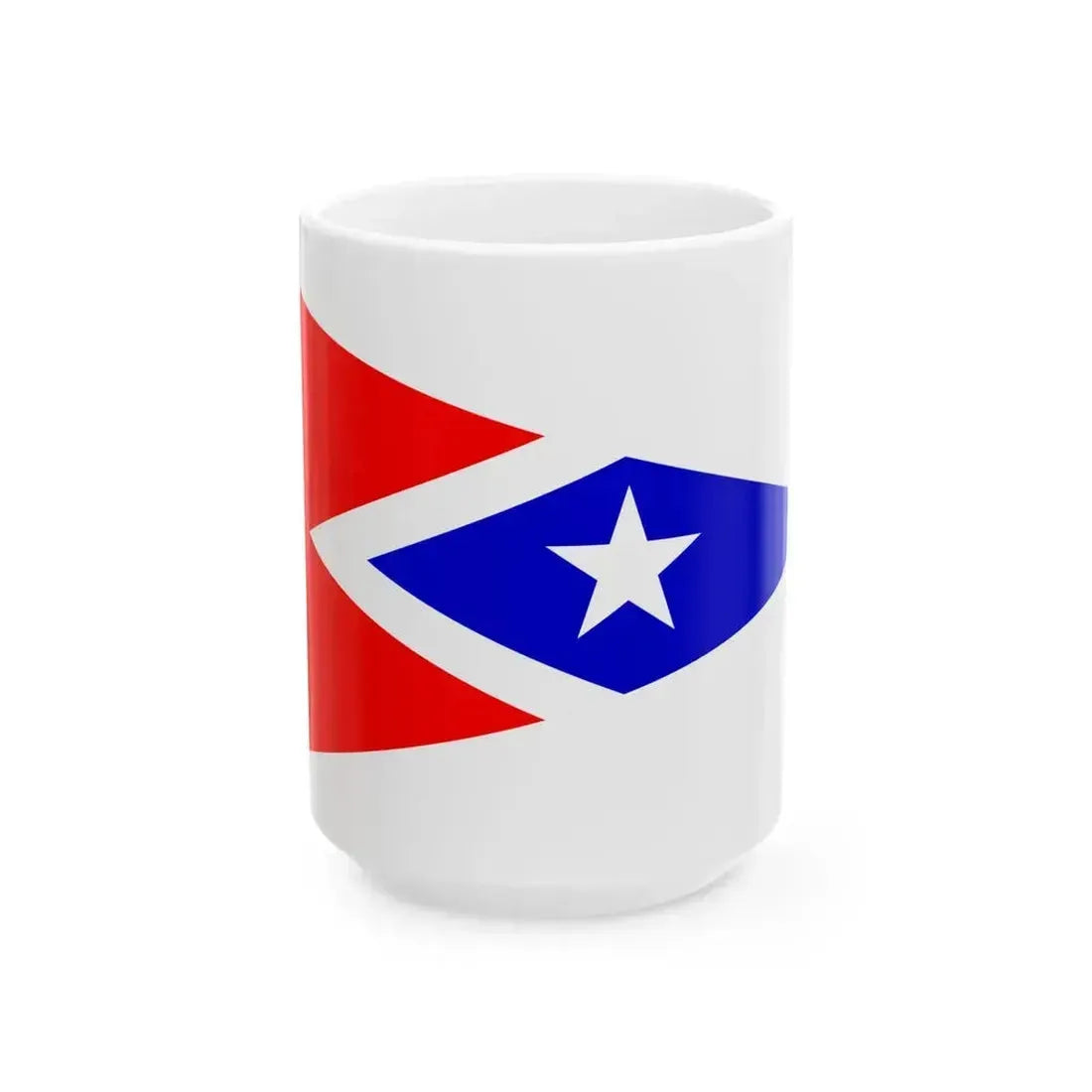 Burgee of Chautauqua Lake YC (United States) White Coffee Mug 15oz - Go Mug Yourself