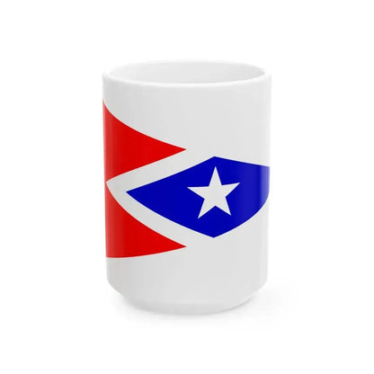 Burgee of Chautauqua Lake YC (United States) White Coffee Mug 15oz - Go Mug Yourself