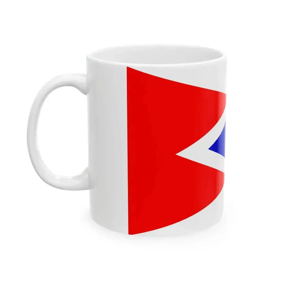 Burgee of Chautauqua Lake YC (United States) White Coffee Mug - Go Mug Yourself