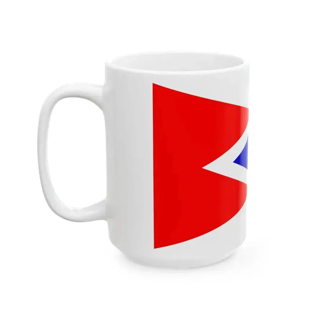 Burgee of Chautauqua Lake YC (United States) White Coffee Mug - Go Mug Yourself