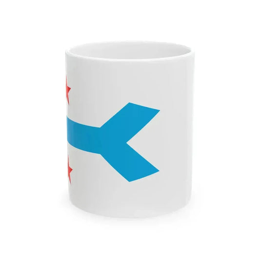 Burgee of Chicago Corinthian YC (United States) White Coffee Mug 11oz - Go Mug Yourself