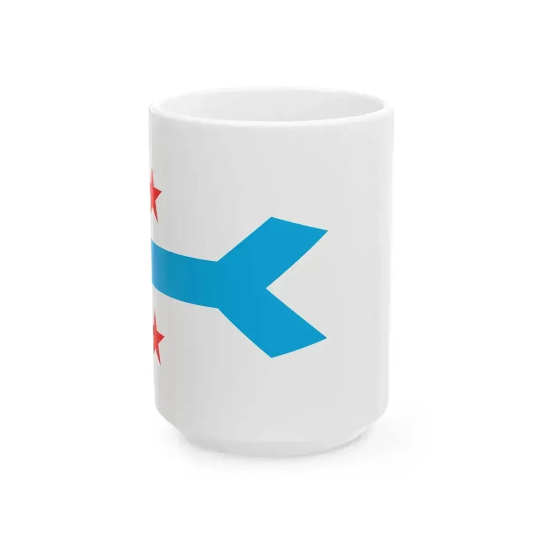 Burgee of Chicago Corinthian YC (United States) White Coffee Mug 15oz - Go Mug Yourself