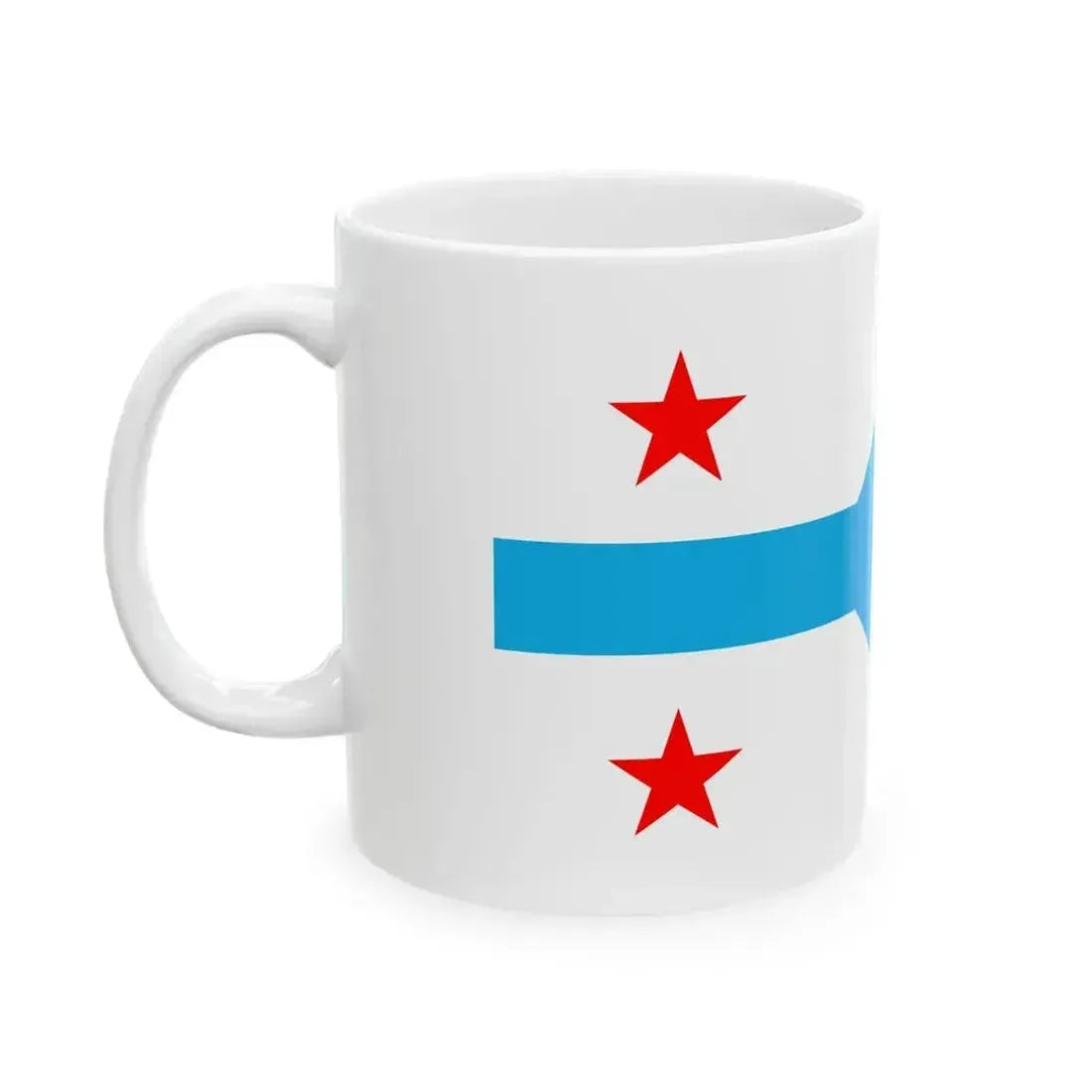 Burgee of Chicago Corinthian YC (United States) White Coffee Mug - Go Mug Yourself