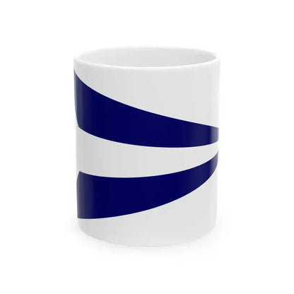 Burgee of Chicago Yacht Club (United States) White Coffee Mug 11oz - Go Mug Yourself