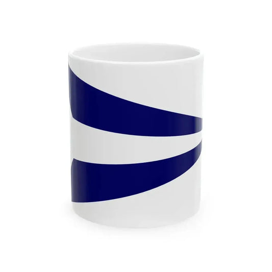Burgee of Chicago Yacht Club (United States) White Coffee Mug 11oz - Go Mug Yourself