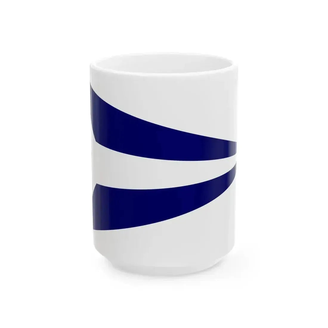 Burgee of Chicago Yacht Club (United States) White Coffee Mug 15oz - Go Mug Yourself