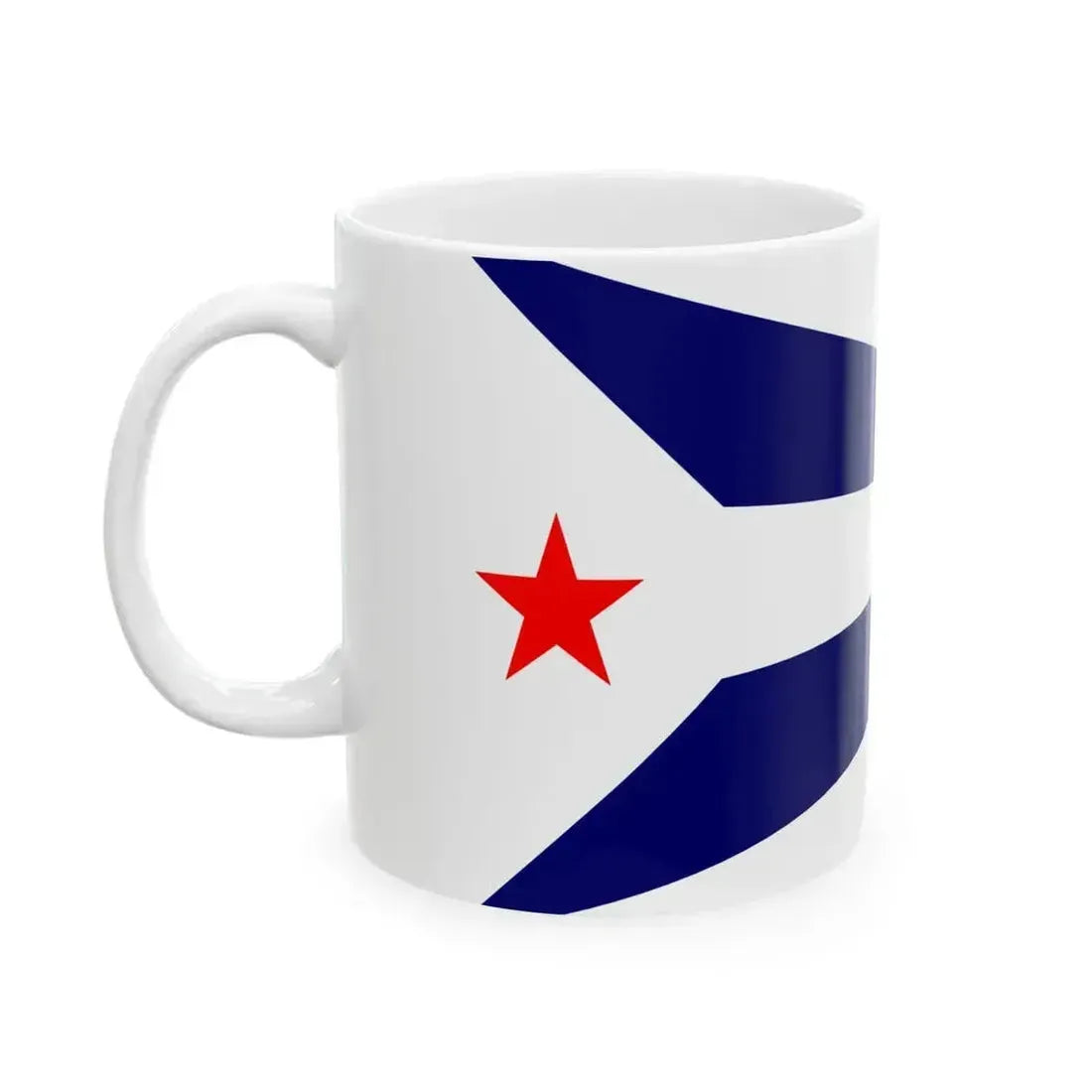 Burgee of Chicago Yacht Club (United States) White Coffee Mug - Go Mug Yourself