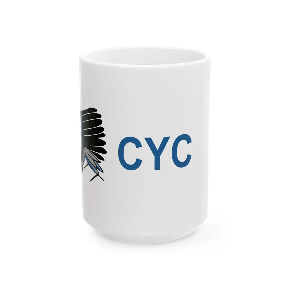 Burgee of Chippewa YC Ohio (United States) White Coffee Mug 15oz - Go Mug Yourself