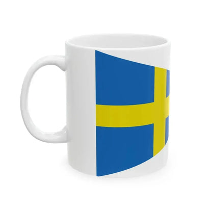 Burgee of Circolo Nautico Cervia (Italy) White Coffee Mug - Go Mug Yourself