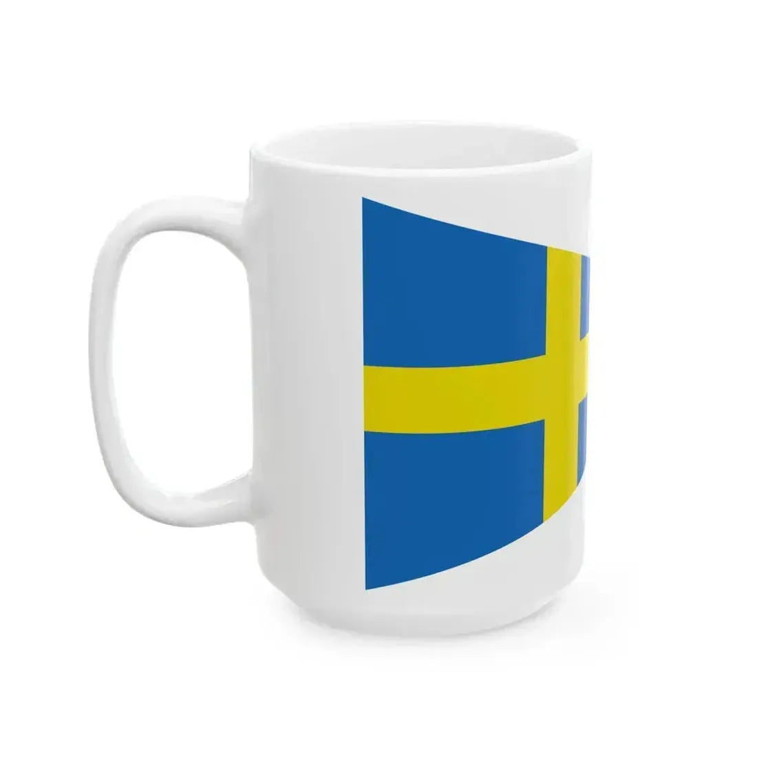 Burgee of Circolo Nautico Cervia (Italy) White Coffee Mug - Go Mug Yourself