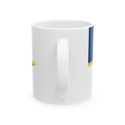 Burgee of Circolo Nautico Chioggia (Italy) White Coffee Mug - Go Mug Yourself