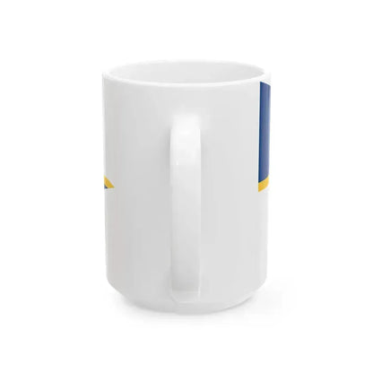 Burgee of Circolo Nautico Chioggia (Italy) White Coffee Mug - Go Mug Yourself