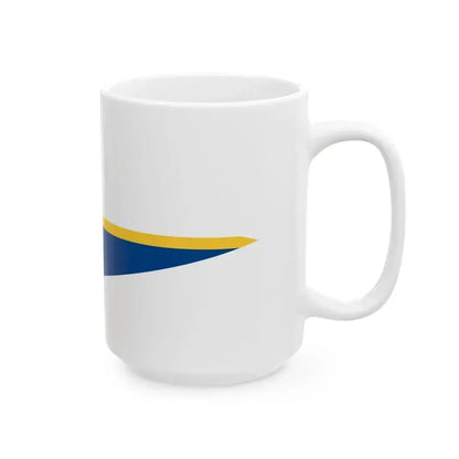 Burgee of Circolo Nautico Chioggia (Italy) White Coffee Mug - Go Mug Yourself