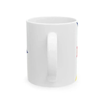 Burgee of Circolo Vela Torbole (Italy) White Coffee Mug - Go Mug Yourself