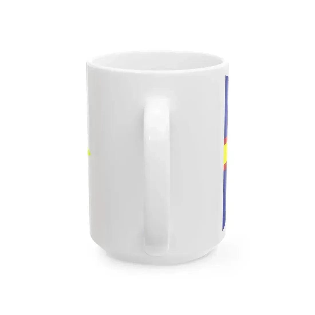 Burgee of club nautico di roma (Italy) White Coffee Mug - Go Mug Yourself