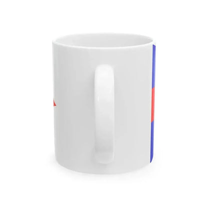 Burgee of Club Nautico Ponce (United States) White Coffee Mug - Go Mug Yourself