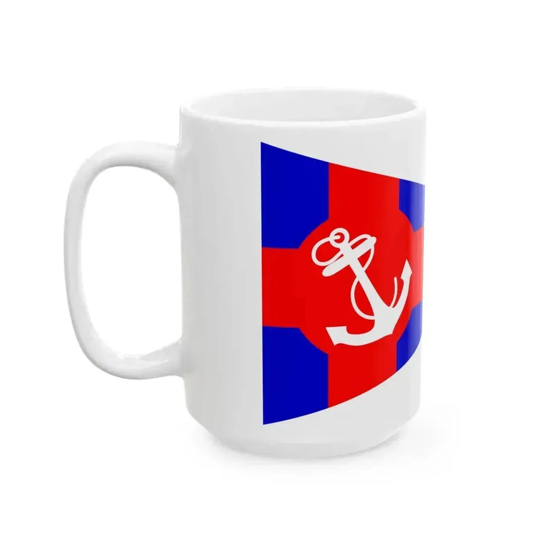 Burgee of Club Nautico Ponce (United States) White Coffee Mug - Go Mug Yourself