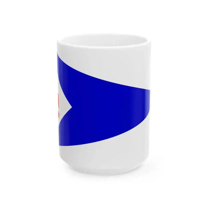 Burgee of Club Nautico San Juan (United States) White Coffee Mug 15oz - Go Mug Yourself