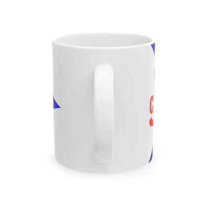 Burgee of Club Nautico San Juan (United States) White Coffee Mug - Go Mug Yourself