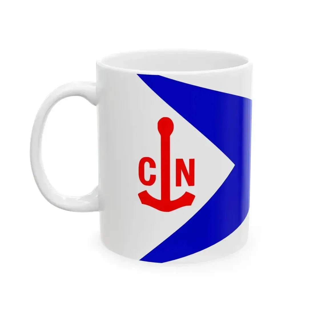 Burgee of Club Nautico San Juan (United States) White Coffee Mug - Go Mug Yourself