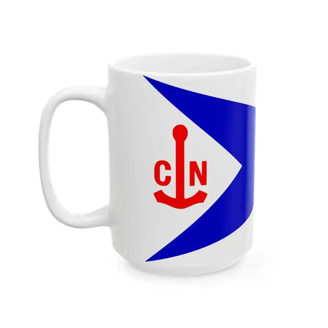 Burgee of Club Nautico San Juan (United States) White Coffee Mug - Go Mug Yourself