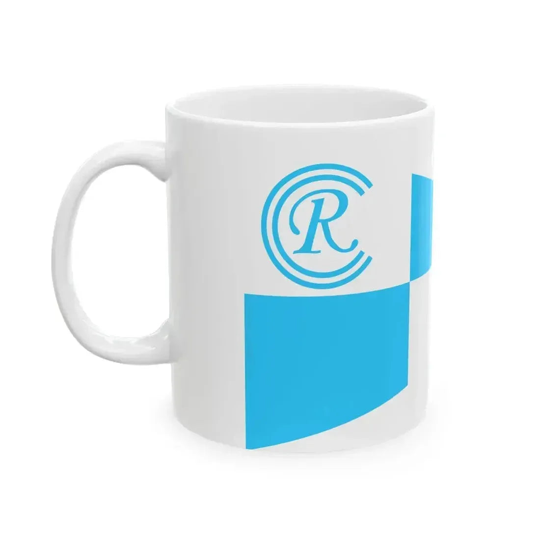 Burgee of Club Regatas Chascomus (Argentina) White Coffee Mug - Go Mug Yourself